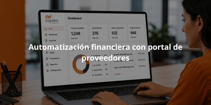 automatización financiera portal de proveedores