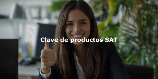 clave de productos sat