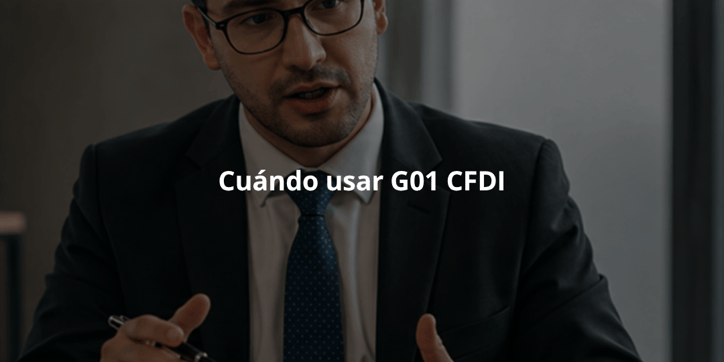 cuando usar g01 adquisicion de mercancias cfdi ejemplo